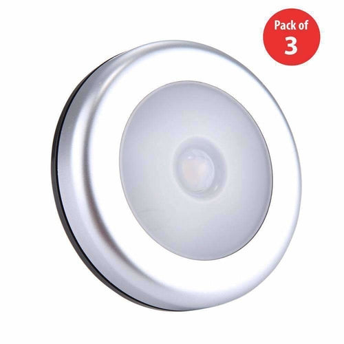 AMZER Motion Sensor LED Light - Energy Efficient Battery Operated 6