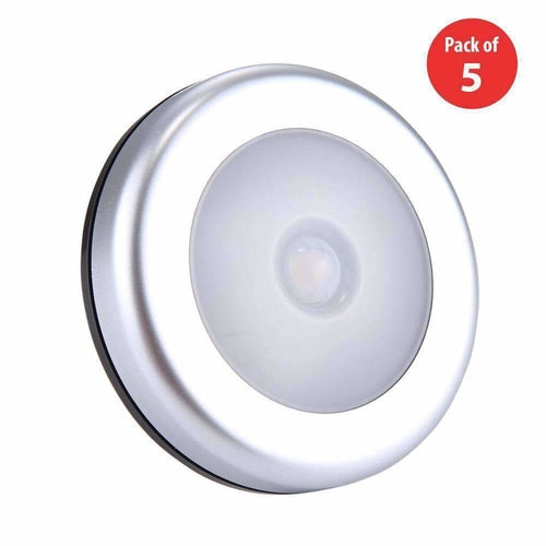 AMZER Motion Sensor LED Light - Energy Efficient Battery Operated 6