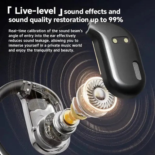 Ai Translation Headset, Bone-guided Wireless Headset, Real-time